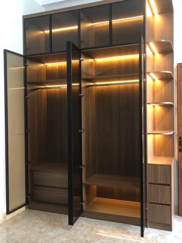 Tủ Quần Áo Nhựa Cánh Kính – TCK445