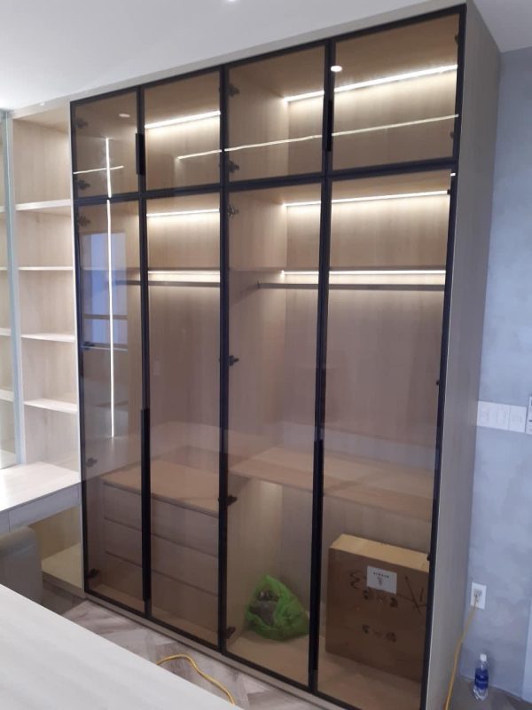 Tủ Quần Áo Nhựa Cánh Kính – TCK540